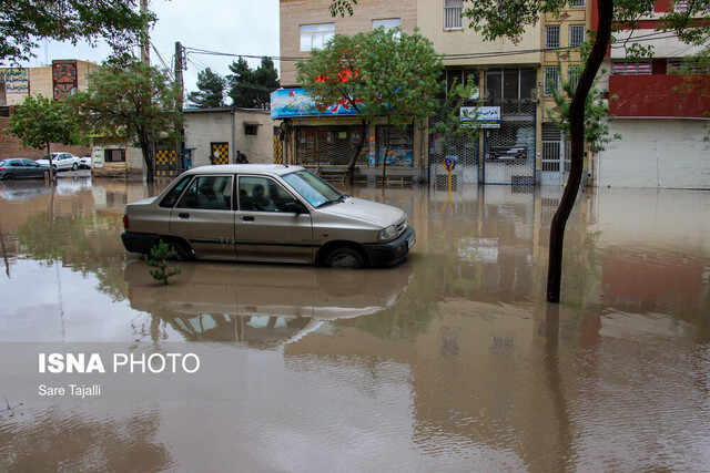 خسارت بارش شدید باران به ۸ منزل مسکونی در مازندران