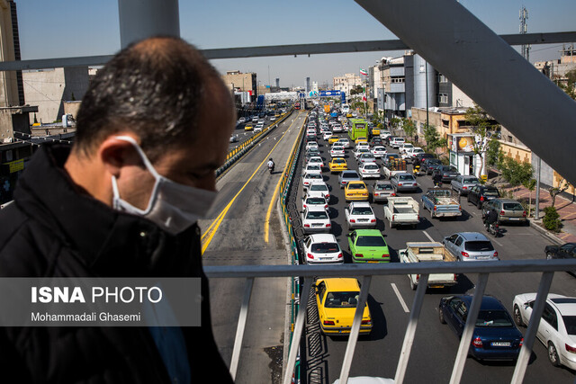 عکس آرشیوی است ترافیک معابر پایتخت در اولین روز هفته چگونه بود؟