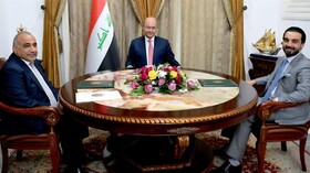 پیام عادل عبدالمهدی به رؤسای جمهور و پارلمان عراق درباره تشکیل دولت