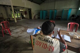 مجازات ناقضان قوانین قرنطینه اندونزی در خانه‌های اشباح!