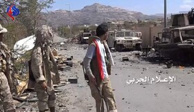 مقابله ارتش یمن با مزدوران دولت مستعفی در غرب تعز