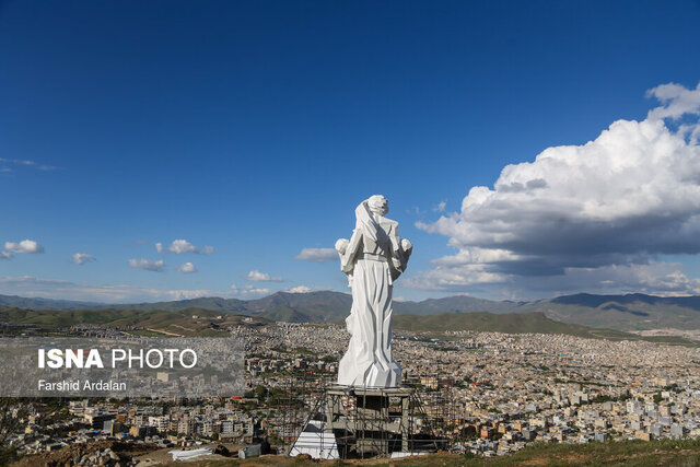 بزرگترین مجسمه ایران را با خالقش بشناسید + تصاویر