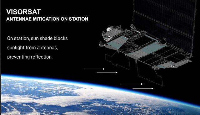 "اسپیس‌ایکس" ماهواره‌های "استارلینک" را تاریک می‌کند!
