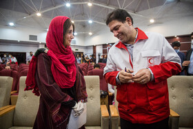 نشست خبری رییس جمعیت هلال احمر و نماینده کمیته بین المللی صلیب سرخ در ایران