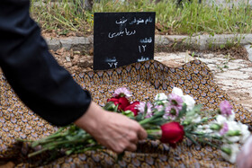 مراسم خاکسپاری پیکر مرحوم نجف دریابندری