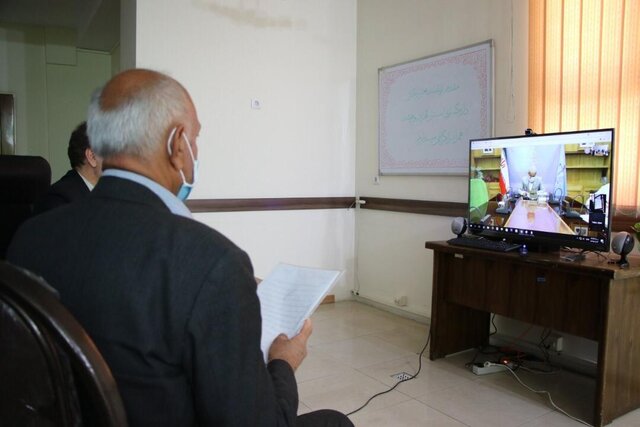 برگزاری دیدار مردمی رییس کل دادگستری تهران به صورت ویدئو کنفرانس