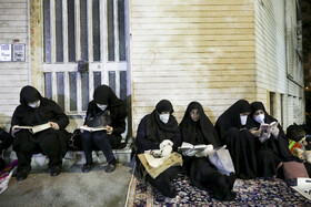 لیالی قدر، شب بیست و یکم ماه مبارک رمضان - میدان شهدای باغ فیض تهران