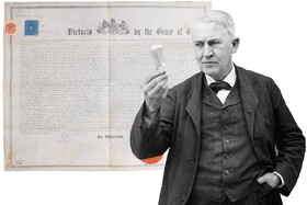 گواهی ثبت اختراع لامپ توسط ادیسون ۷۵ هزار دلار فروخته شد
