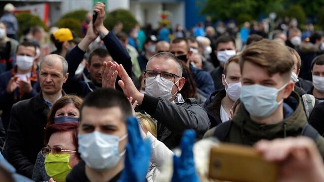 تظاهرات در بلاروس علیه کاندیداتوری مجدد لوکاشنکو