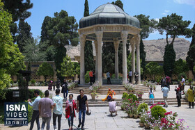 ویدئو / بازگشایی حافظیه شیراز پس از سه ماه تعطیلی