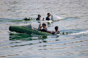 مراسم تحویل دهی شناورهای تندرو هجومی رزمی به نیروی دریایی سپاه پاسداران