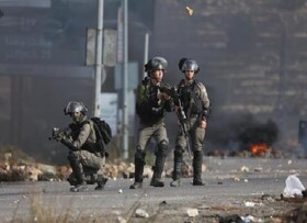 شهادت یک فلسطینی به ضرب گلوله اشغالگران صهیونیست در رام الله