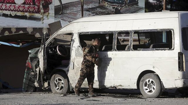 ۲ کشته در حمله به خودروی یک شبکه تلویزیونی در کابل