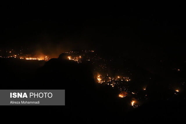 وقوع ۱۱۰ فقره آتش‌سوزی در استان‌های جنوبی و زاگرسی طی هفته گذشته