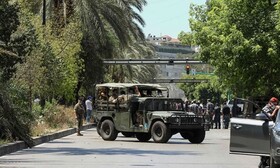 درگیری‌ تظاهرکنندگان و نیروهای امنیتی لبنان مقابل مقر وزارت نیرو در بیروت