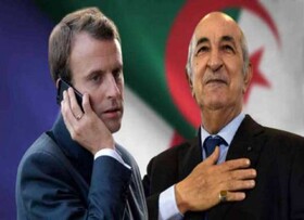 تماس تلفنی ماکرون با رئیس جمهوری الجزایر برای همکاری