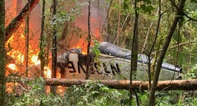 مرگ خانواده ۵ نفره در پی سقوط هواپیمای شخصی در آمریکا