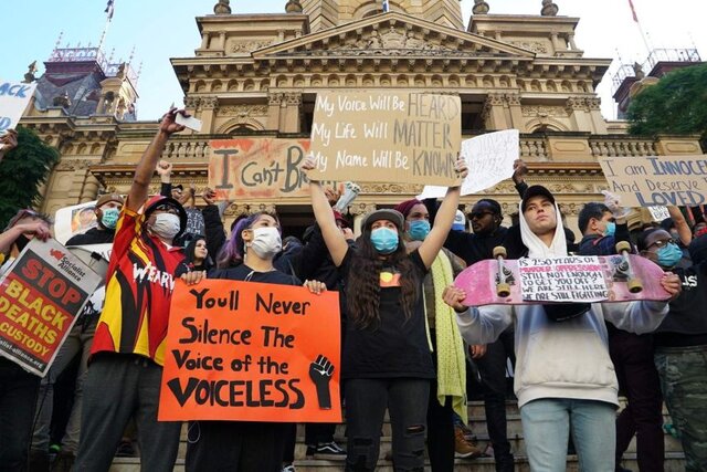 اعتراضات در استرالیا و ژاپن در همبستگی با سیاه‌پوستان