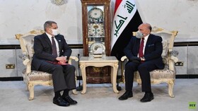 دیدار وزیر خارجه جدید عراق با سفیر آمریکا در بغداد