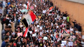 تظاهرات در ذی قار برای تعیین سرنوشت فعال عراقی