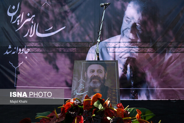 گزارش ایسنا از مراسم خاکسپاری محمد علی کشاورز + فیلم و عکس 