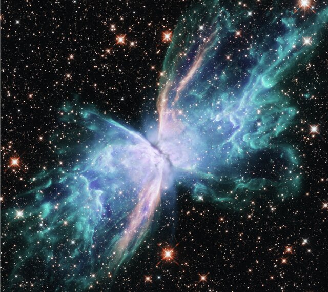 شکار تصویر دو سحابی زیبا با تلسکوپ فضایی "هابل"