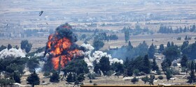 اتوبوس ارتش سوریه در حومه درعا هدف انفجار قرار گرفت