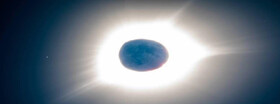 تصویر روز آژانس فضایی اروپا از یک خورشید گرفتگی