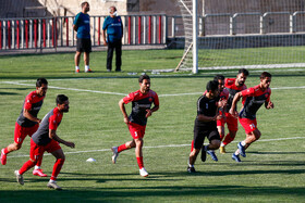 تمرین تیم فوتبال پرسپولیس