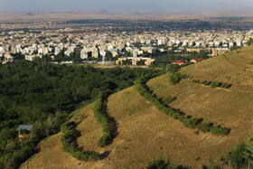 باغات «عباس آباد» همدان از نمایی دیگر