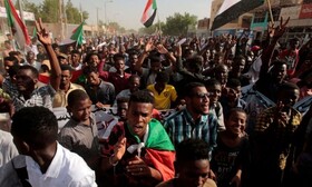 اعتراضات نزدیک کاخ ریاست جمهوری سودان