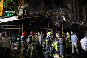 آتش سوزی و انفجار در مرکز درمانی سینا اطهر واقع درخیابان شریعتی، پایین‌تر از میدان قدس