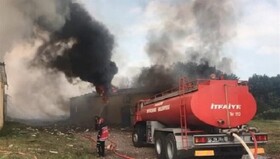 انفجار در کارخانه تولید وسایل آتش بازی در ترکیه