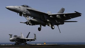 حملات هوایی ائتلاف آمریکایی به تونل‌های داعش در نینوا