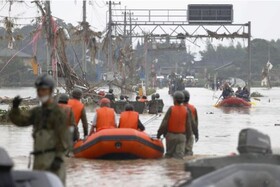 ۵۲ کشته و مفقود در طوفان و سیل اخیرِ ژاپن