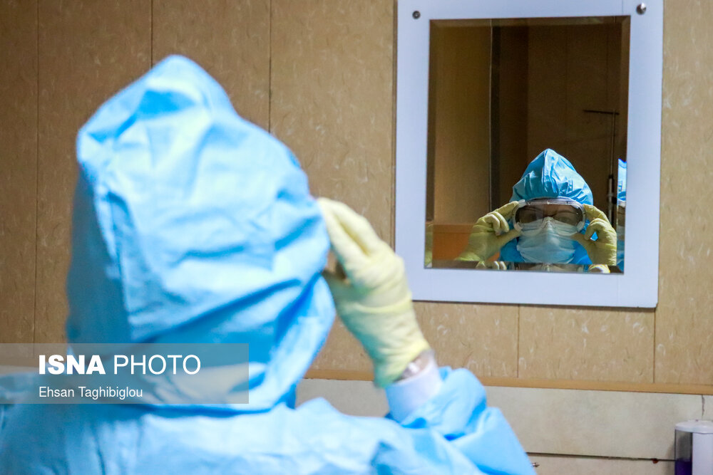 روند افزایشی مراجعه و بستری بیماران کرونا در بیمارستان امام تهران