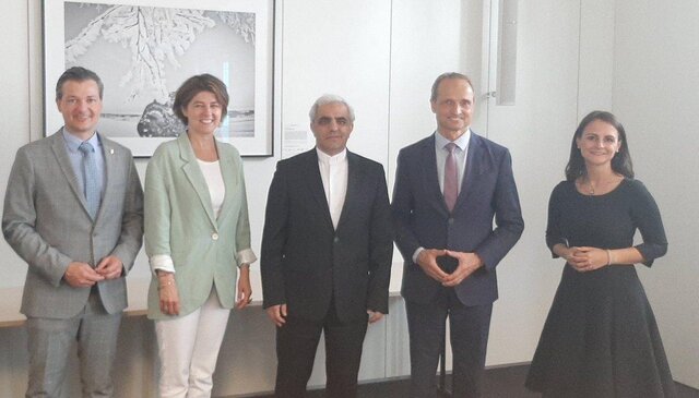 دیدار سفیر ایران در وین با رئیس گروه دوستی پارلمانی ایران و اتریش