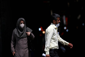 آغاز طرح ماسک اجباری در همدان - میدان امام خمینی