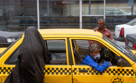 برخورد سازمان تاکسیرانی با رانندگان بدون ماسک