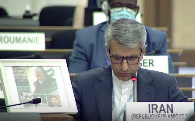 بقایی هامانه: هیچ یک از کشورهای حاضر در شورای حقوق بشر از ترور سردار سلیمانی حمایت نکردند