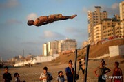عکس روز/ پرواز در غزه