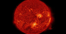 مشاهده ابرشراره خورشیدی در یک ستاره کوتوله سرخ
