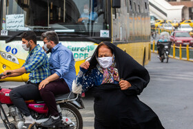 وزش باد و خیزش گرد و خاک در قم