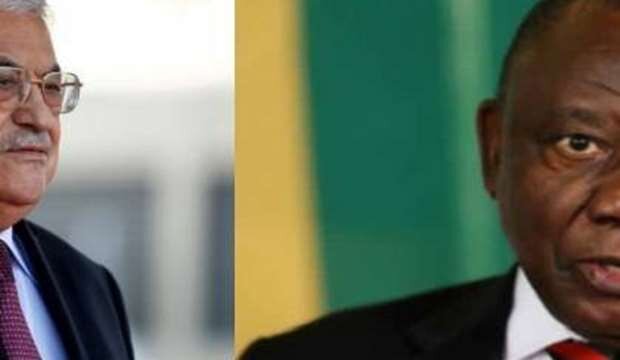 گفت‌وگوی تلفنی محمود عباس با رئیس جمهور آفریقای جنوبی
