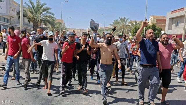 تداوم اعتراضات در جنوب تونس
