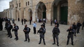 بازدید یک هیات عربی حامی عادی‌سازی از مسجد الاقصی با حمایت پلیس اسرائیل