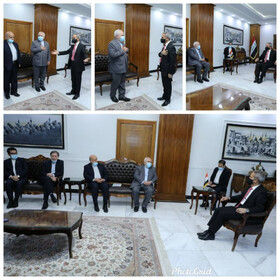 دیدار ظریف با رئیس شورای عالی قضایی عراق برای پیگیری حقوقی ترور سردار سلیمانی