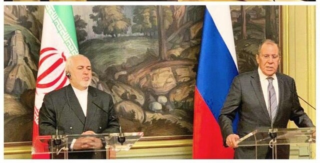 ظریف: پروژه‌های مشترک  ایران و روسیه علی‌رغم فشارهای خارجی، به پیش می‌رود