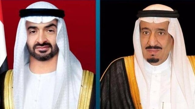 احوالپرسی ولیعهد ابوظبی از پادشاه عربستان