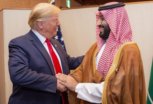 چشم‌بند موشه دایان بر صورت بن‌سلمان!